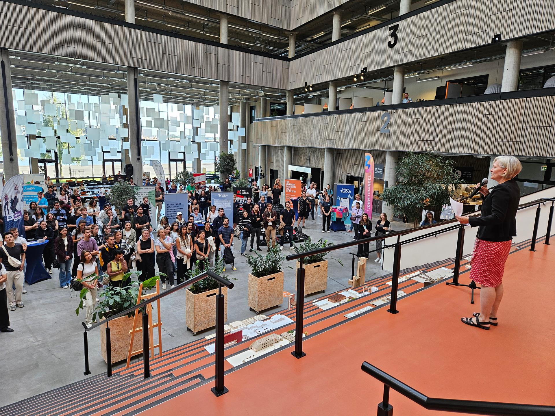 International Welcome Day, welcome speech by Aalborg University